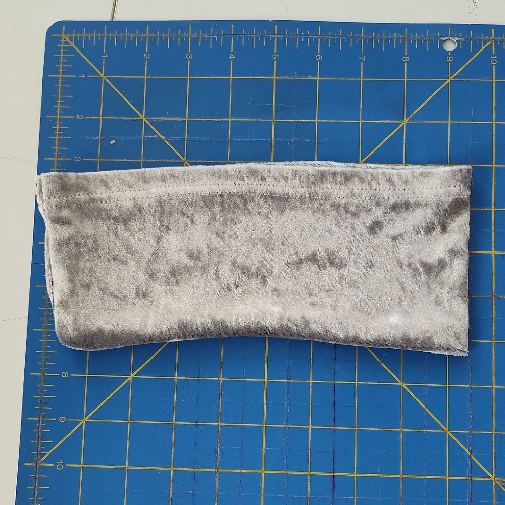 Silver Velvet Dust Pouch For Small Wallets Cardholders, Glasses Etc